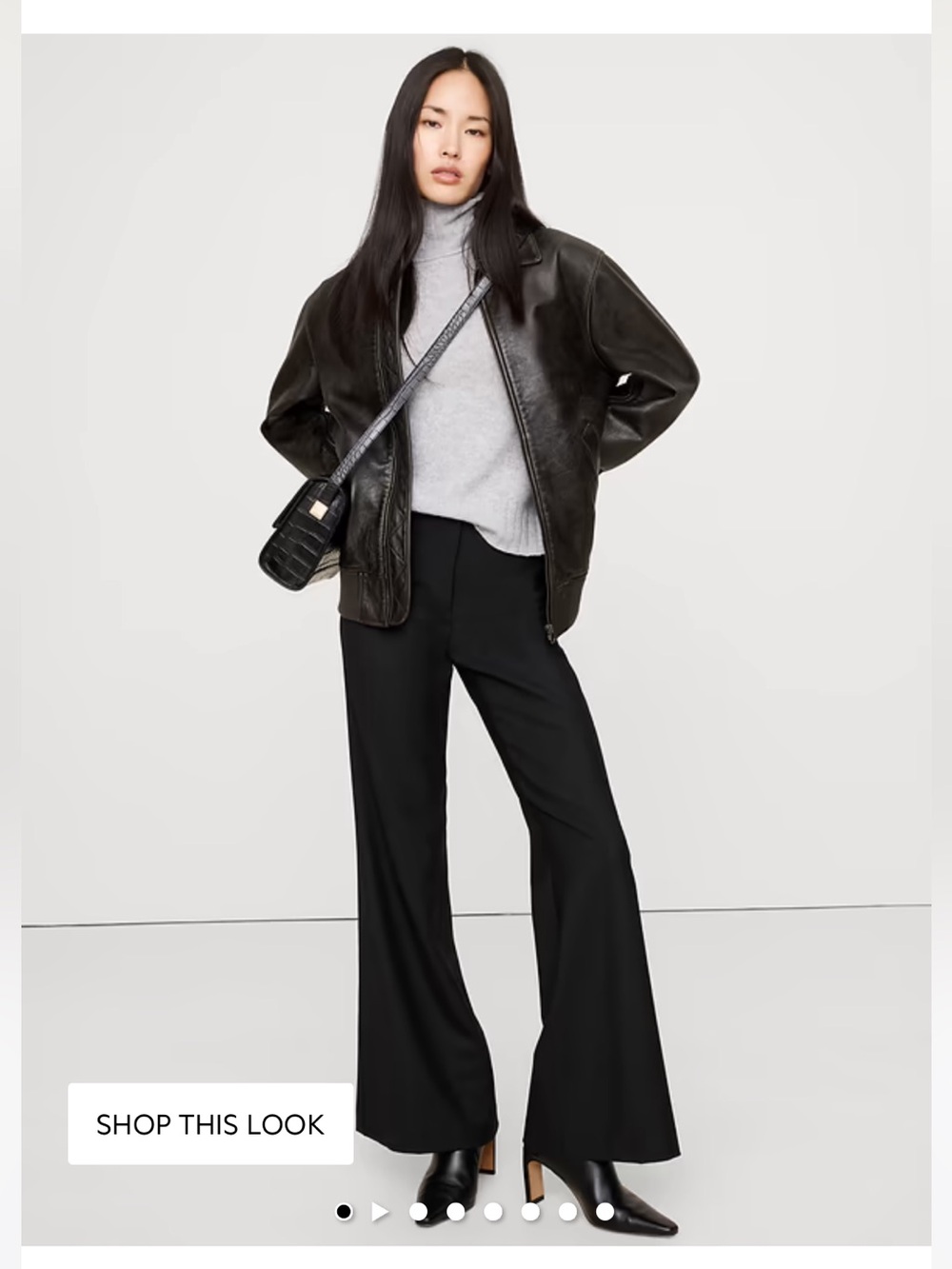 NWT Banana Republic mid-rise Flare Stretch Wool Blend Pant Size 0